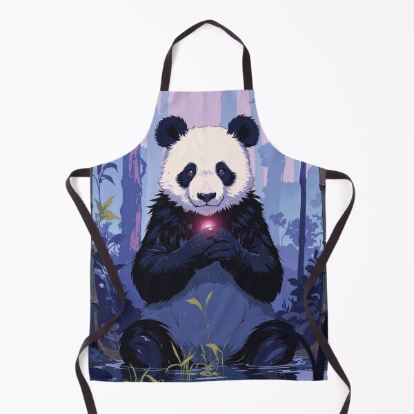 Item preview, Serene panda amidst blue skies designed and sold by MadeByHaresShop.