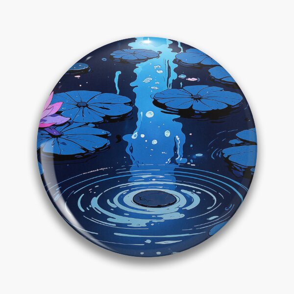 Item preview, Serene pond reflections a whimsical dance of lotuses designed and sold by MadeByHaresShop.