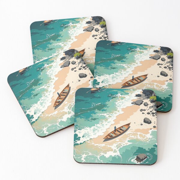 Item preview, Serene seaside retreat designed and sold by MadeByHaresShop.