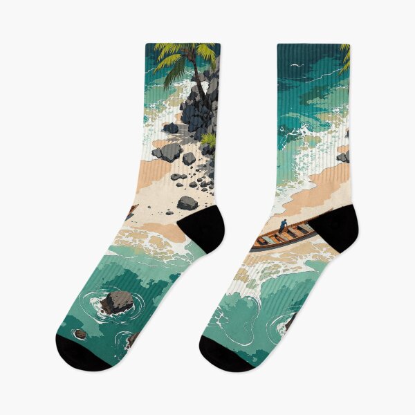 Item preview, Serene seaside retreat designed and sold by MadeByHaresShop.