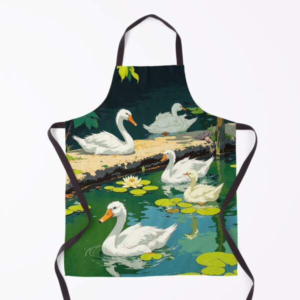 Artikelvorschau, Heitere Symphonie, vier Schwäne tanzen in der Harmonie der Natur entworfen und verkauft von MadeByHaresShop.