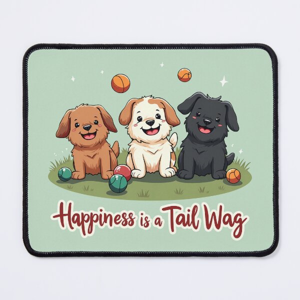 Item preview, Happy Puppy Playtime - Tail Wagging Joy designed and sold by BNCH44.