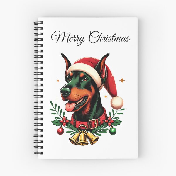 Item preview, Dobermann Dog Merry Christmas  designed and sold by LovingPresence.
