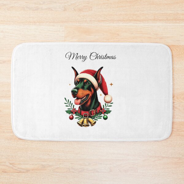 Item preview, Dobermann Dog Merry Christmas  designed and sold by LovingPresence.