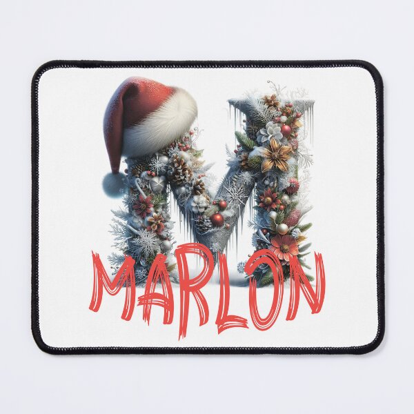 Item preview, Name Marlon. My name is Marlon. Winter initial. designed and sold by MagelliShop.