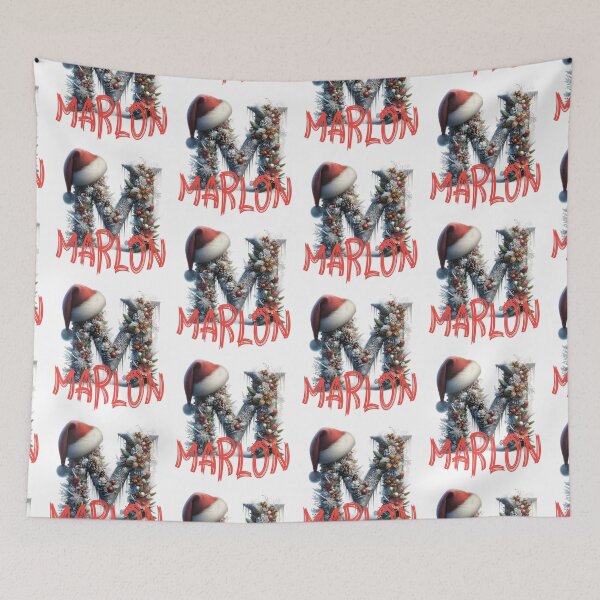 Item preview, Name Marlon. My name is Marlon. Winter initial. designed and sold by MagelliShop.