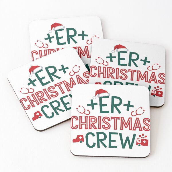 Item preview, ER Christmas Crew Emergency Room Nurse ER Techs Secretary designed and sold by luannsemmsobre.