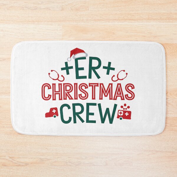 Item preview, ER Christmas Crew Emergency Room Nurse ER Techs Secretary designed and sold by luannsemmsobre.