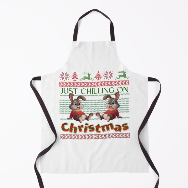 Item preview, Just Chilling On Christmas, Cartoon Rabbits Design designed and sold by Raise2Shine.