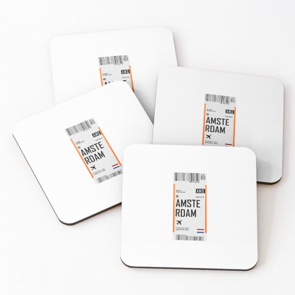 Item preview, Amsterdam Boarding Pass designed and sold by TulipaGraphics.