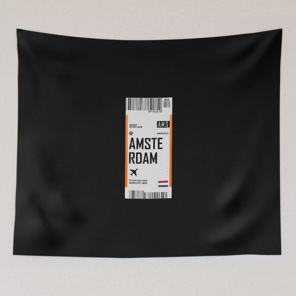 Item preview, Amsterdam Boarding Pass designed and sold by TulipaGraphics.