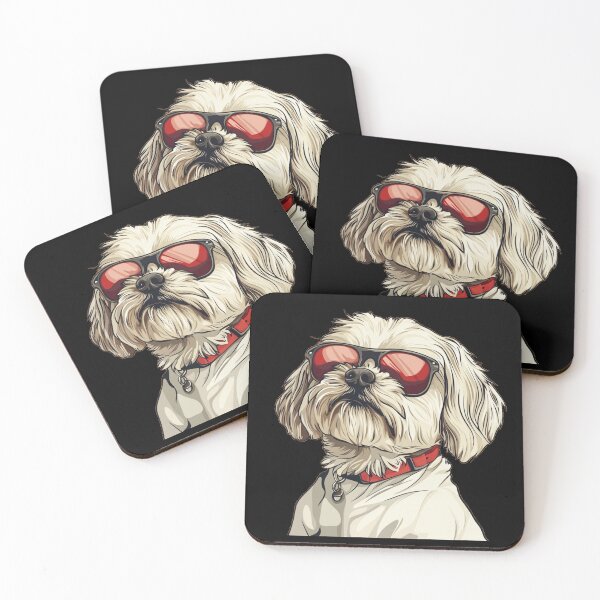 Item preview, Puppy in Shades: Chillin' with my Shades designed and sold by MOONE FLOWER.