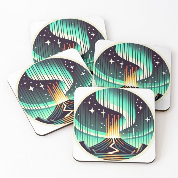 Item preview, Nordlys (Fire and Ice)! designed and sold by FolkFoundry.