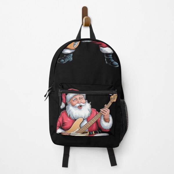Artikelvorschau, Der Weihnachtsmann spielt Bassgitarre, Bassgitarre, Musiker, der Weihnachtsmanns Lieblingsgitarrenlehrer, Musikliebhaber, Gitarrenspieler entworfen und verkauft von KolorellaS.