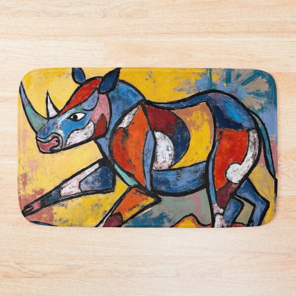 Item preview, "The rhino horse in the broken world" designed and sold by Tecno-Art-Land.