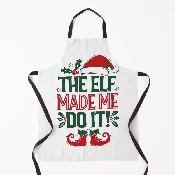 Item preview, The Elf Made Me Do It Funny Christmas Elf designed and sold by luannsemmsobre.