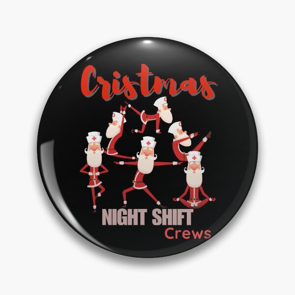 Item preview, Christmas Night Shift Crews Funny Nurse Santa Design designed and sold by Koirojsa-nga.
