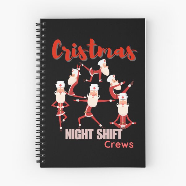 Item preview, Christmas Night Shift Crews Funny Nurse Santa Design designed and sold by Koirojsa-nga.
