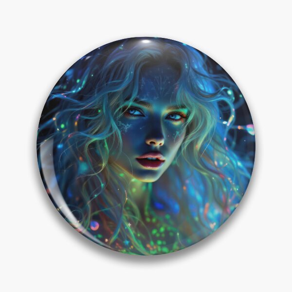 Item preview, Luminous Muse with Fluorescent Glow Patterns designed and sold by WickedFairySt.