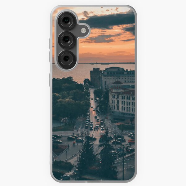 Watching over the busy streets of Thessaloniki Samsung Galaxy Soft Case