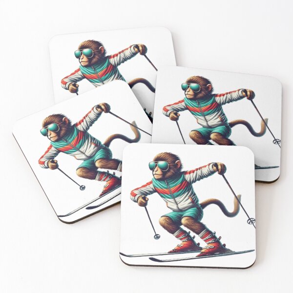 Item preview, Skiing Monkey designed and sold by ArtQueen777.