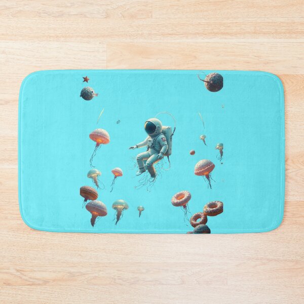 Item preview, Intergalactic Odyssey Space Astronaut Jellyfish Adventure Cyberpunk Futuristic World designed and sold by Kia Blaze.