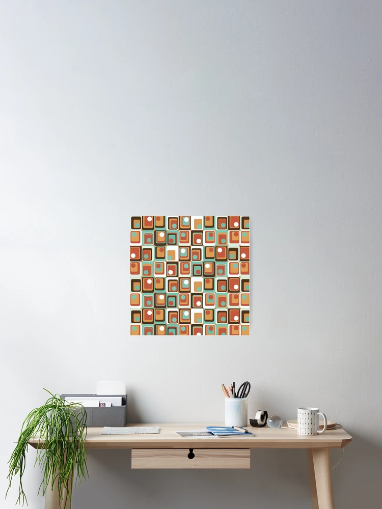 Thumbnail 2 of 3, Poster, Retro Pattern designed and sold by Andrew  Hitchen.