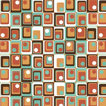 Artwork thumbnail, Retro Pattern by Andrew Hitchen