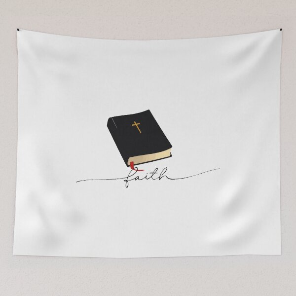 Item preview, Holy Bible Design with Faith Typography designed and sold by Our Bible Journey.