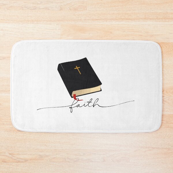 Item preview, Holy Bible Design with Faith Typography designed and sold by Our Bible Journey.