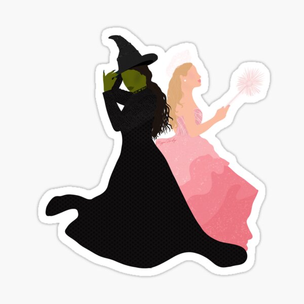 Item preview, wicked cynthia and ariana sticker  designed and sold by nerfie.