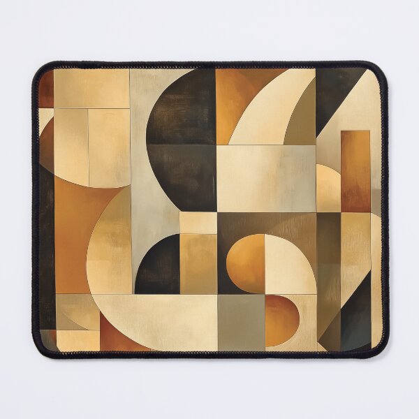 Item preview, A harmonious interplay of geometric shapes and warm, earthy tones.  designed and sold by HEMRO.