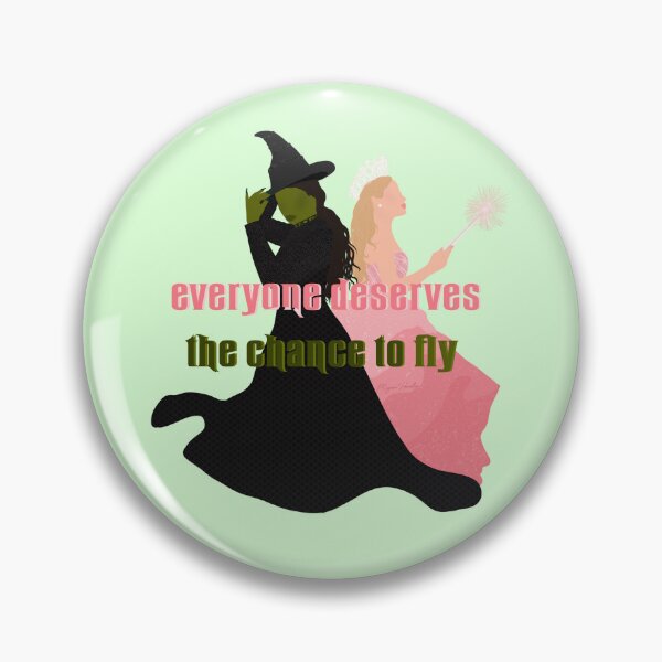 Item preview, everyone deserves the chance to fly elphaba and glinda designed and sold by nerfie.