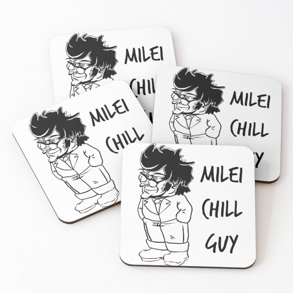 Item preview, Javier Milei Chill Guy Vibes V2 designed and sold by MechanicalART.