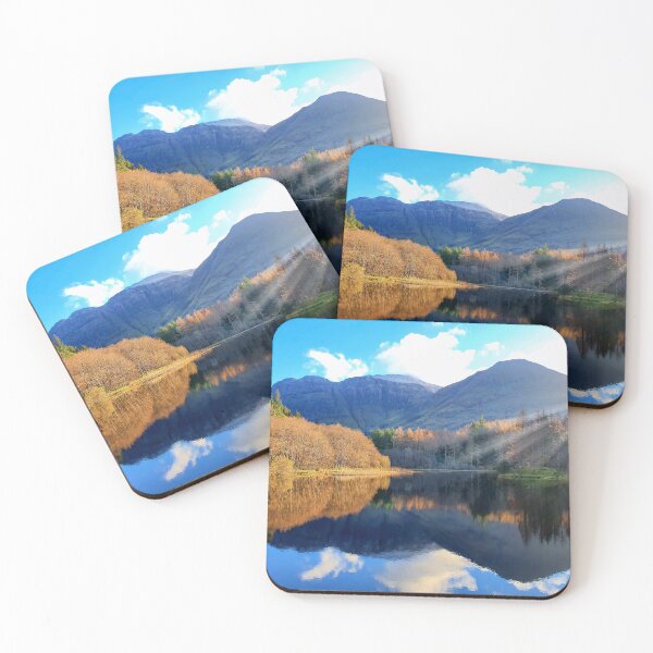 Item preview, "Golden Reflections at Clachaig Gully, Glencoe" designed and sold by philpace.