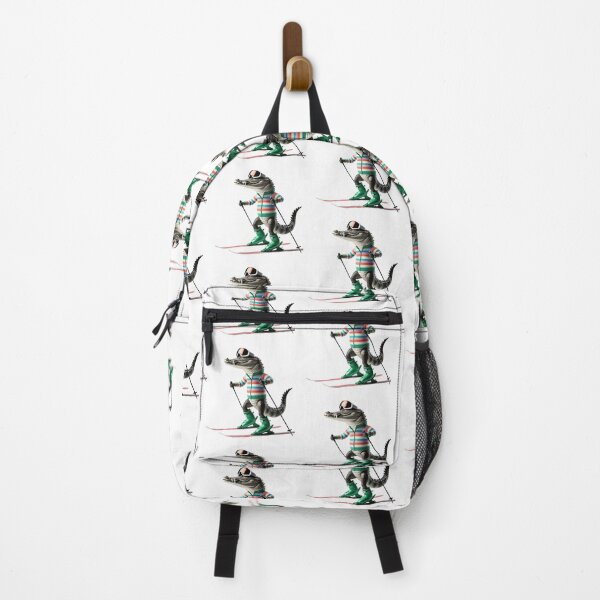 Item preview, cool crocodile skiing designed and sold by ArtQueen777.