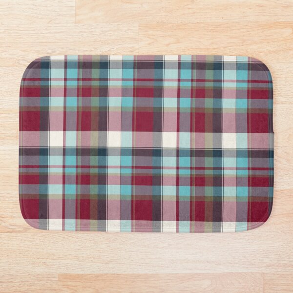 Item preview, Cuadros rojos, turquesas, azules y blancos designed and sold by PlatypusDesign.
