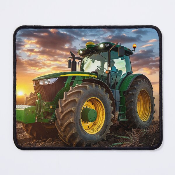 Item preview,  Sunset over a Tractor designed and sold by EndOfRainbowArt.