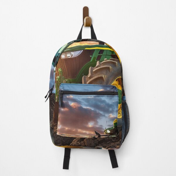 Item preview,  Sunset over a Tractor designed and sold by EndOfRainbowArt.