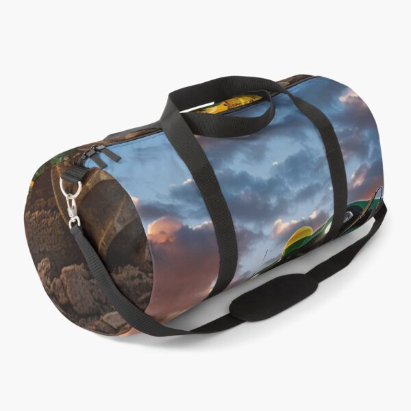 Item preview, Sunset over a Tractor designed and sold by EndOfRainbowArt.
