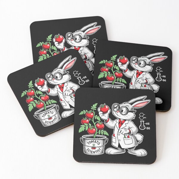 Item preview, Tomato Scientist Science Rabbit Gift designed and sold by Pineapple-Tree.