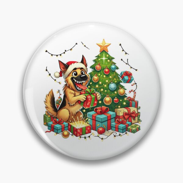 Item preview, Funny German Shepherd Christmas Dog designed and sold by LovingPresence.