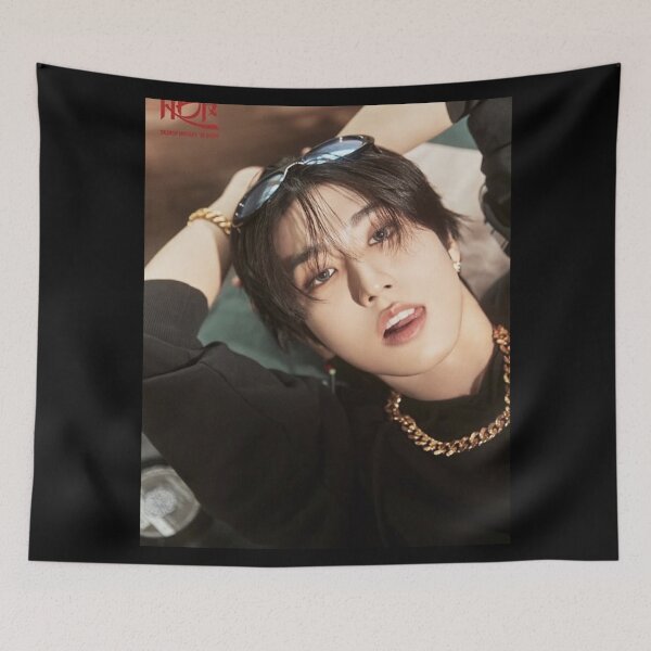 Item preview, Han Jisung suit Stray Kids 合 (HOP) KPOP ot8 group photo teaser image SKZ designed and sold by Kpop-Noona.