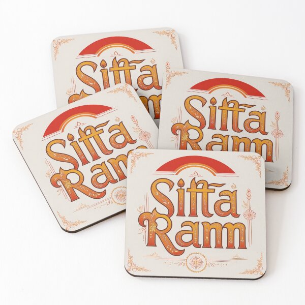 Item preview, Sita Ram Sunrise Folk Art T-Shirt Design designed and sold by KumarDesignLab.