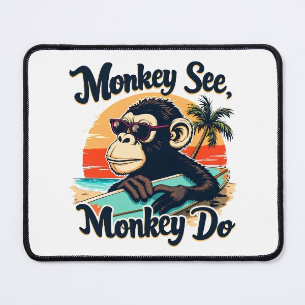 Item preview, Monkey see monkey do designed and sold by VividDripCo.