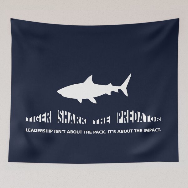 Item preview, Tiger Shark - The Predator, Unique designed and sold by villacreativa.