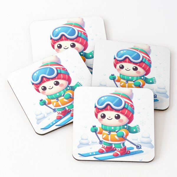 Item preview, Little Boy skiing designed and sold by ArtQueen777.