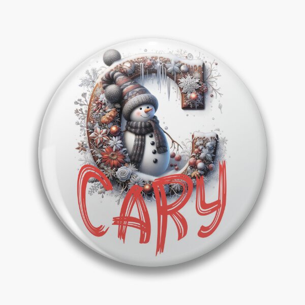 Item preview, Name Cary. My name is Cary. Winter initial. designed and sold by MagelliShop.