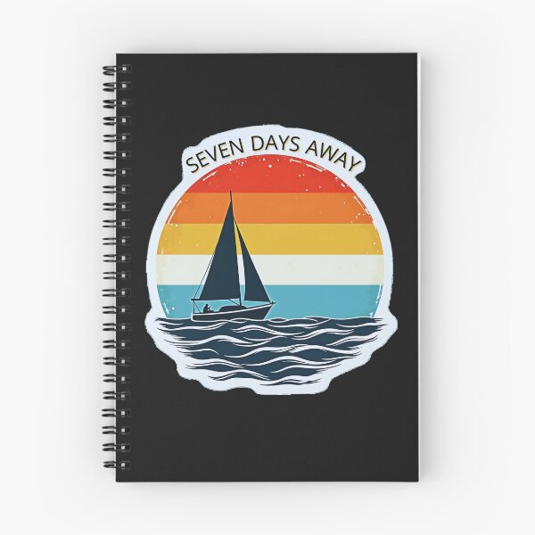 Item preview,  Seven Days Away: Retro Sailing Adventure Art For Ocean Lovers designed and sold by elynne9.