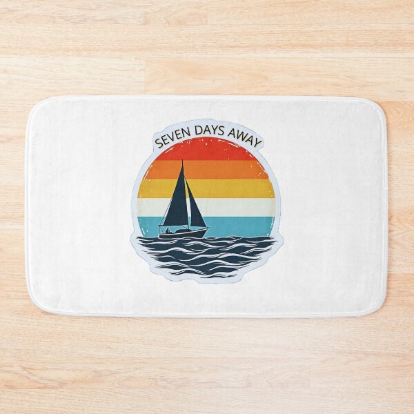 Item preview,  Seven Days Away: Retro Sailing Adventure Art For Ocean Lovers designed and sold by elynne9.